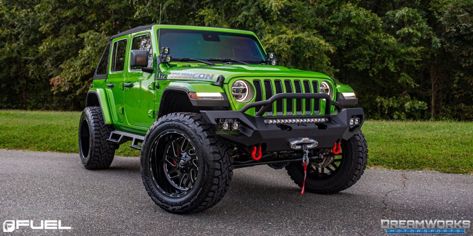 Колесный диск Fuel Off Road Triton Gloss Black Milled 22x8.25 ET-215 D58122828D25
