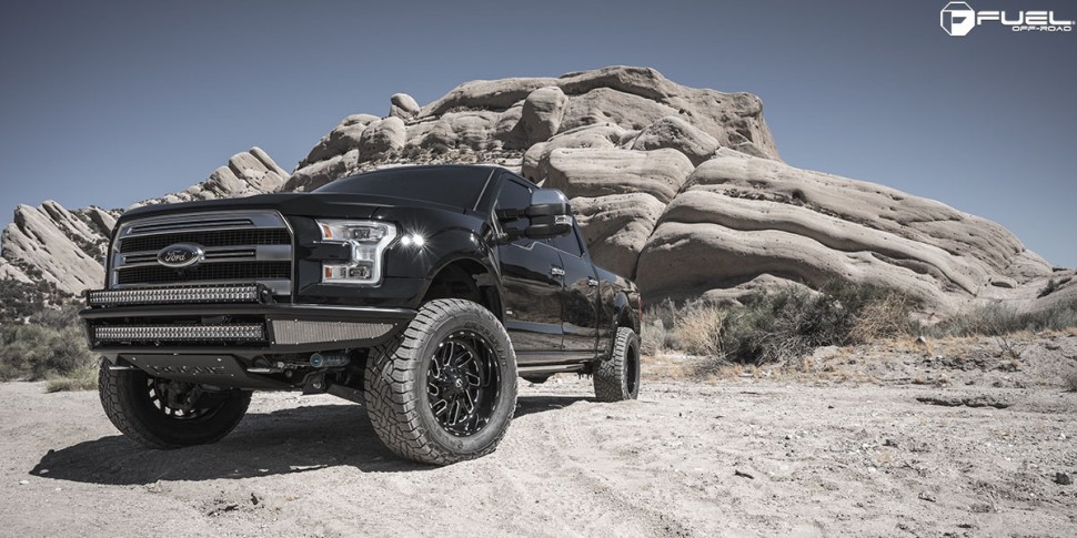 Колесный диск Fuel Off Road Triton Gloss Black Milled 22x8.25 ET-215 D58122828D25