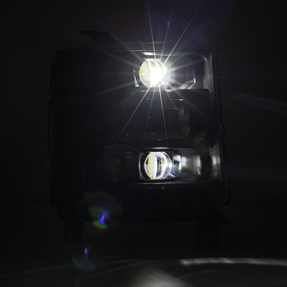 Комплект передних Led фар Chevrolet Silverado 1500 16-18 LUXX-Series AlphaRex 880234