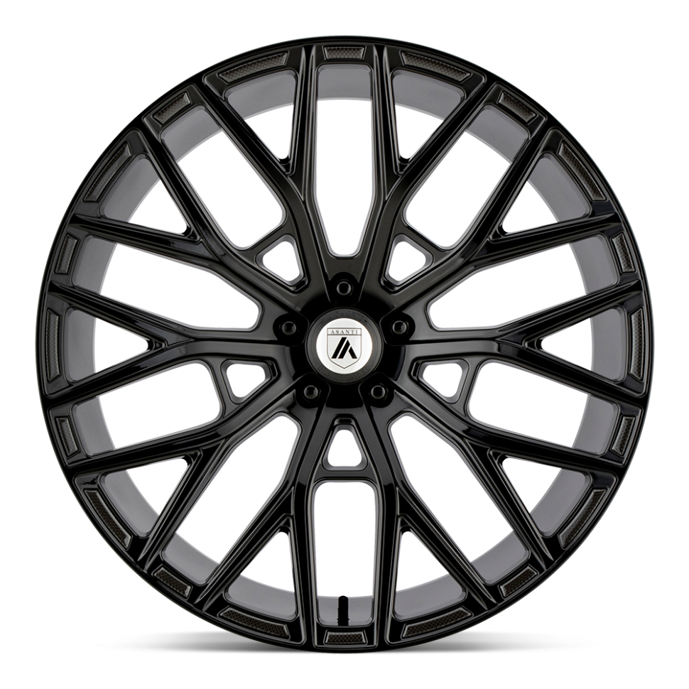 Asanti Wheels ABL21-20051520BK Leo Wheel Gloss Black 20x10.5 +20