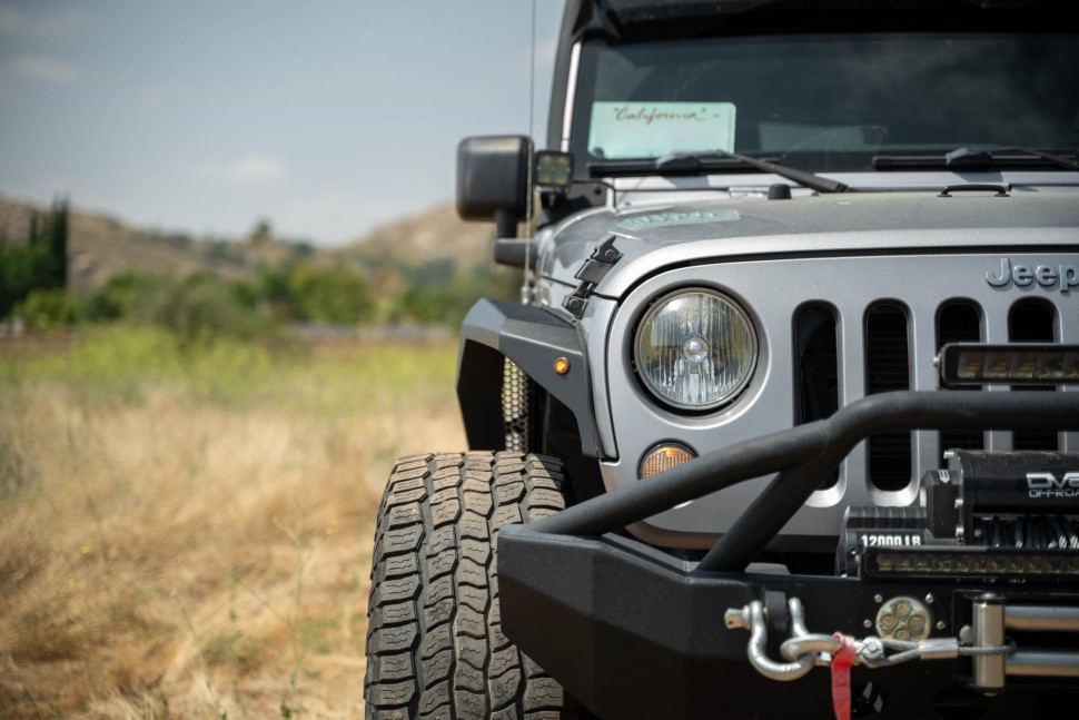 DV8 Offroad FDJK-09 Armor Fender Flares Set 4 PC Jeep Wrangler JK 07-18