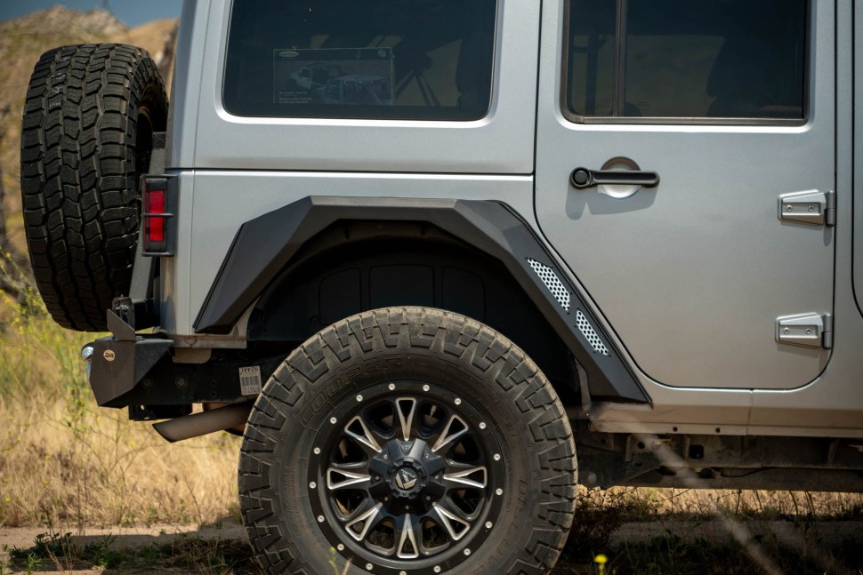 DV8 Offroad FDJK-09 Armor Fender Flares Set 4 PC Jeep Wrangler JK 07-18
