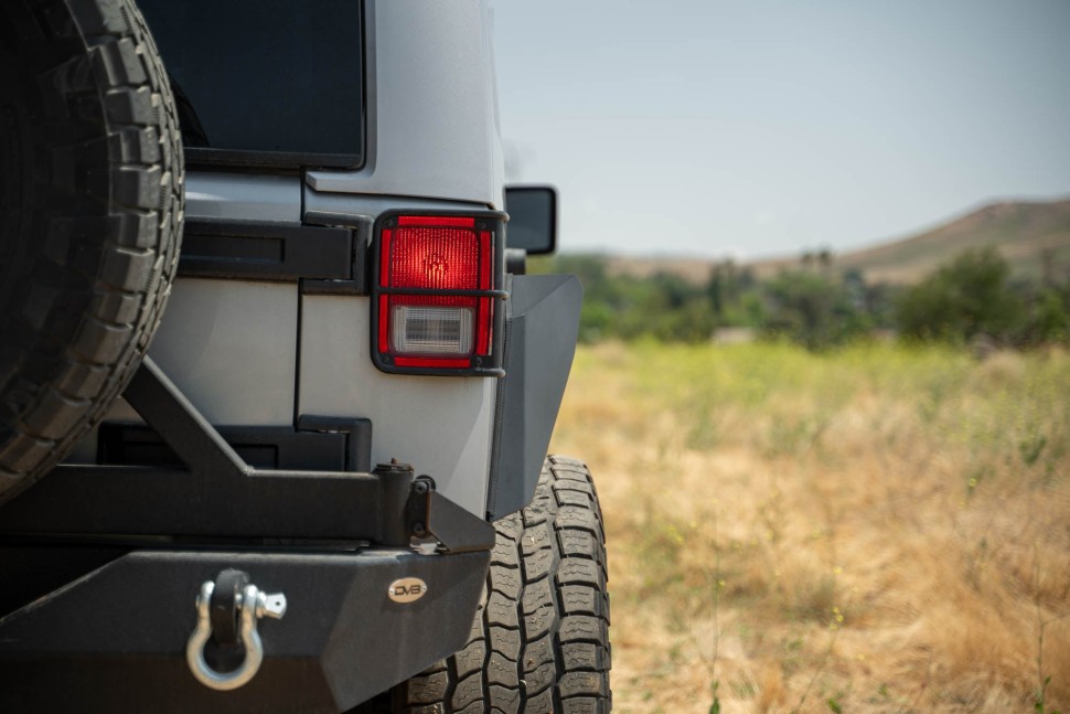 DV8 Offroad FDJK-09 Armor Fender Flares Set 4 PC Jeep Wrangler JK 07-18