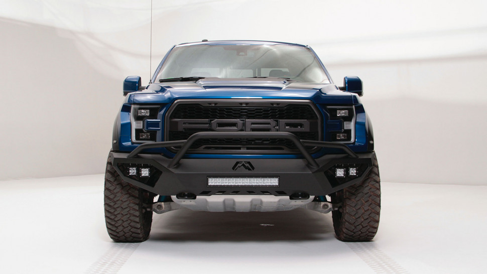 Fab Fours FF10-D1962-1 Pre-Runner Guard Front Bumper Ford F-150 Raptor 10-14