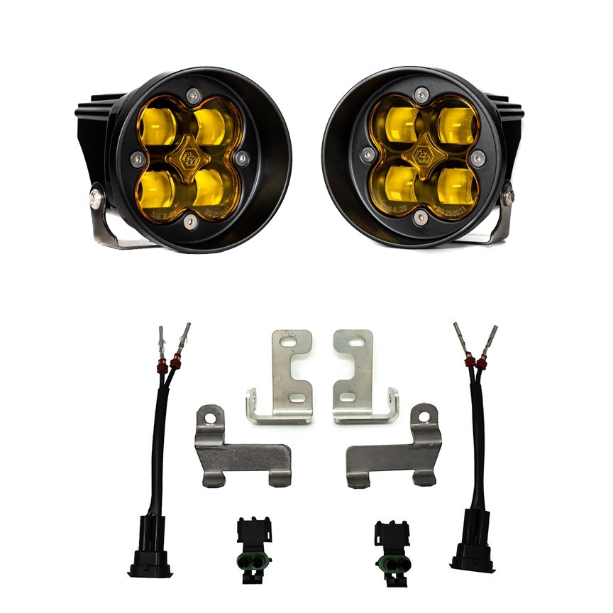 Baja Designs 447704 Squadron-R SAE SAE Fog Fog Pocket Light Kit Toyota Highlander/RAV4 14-21