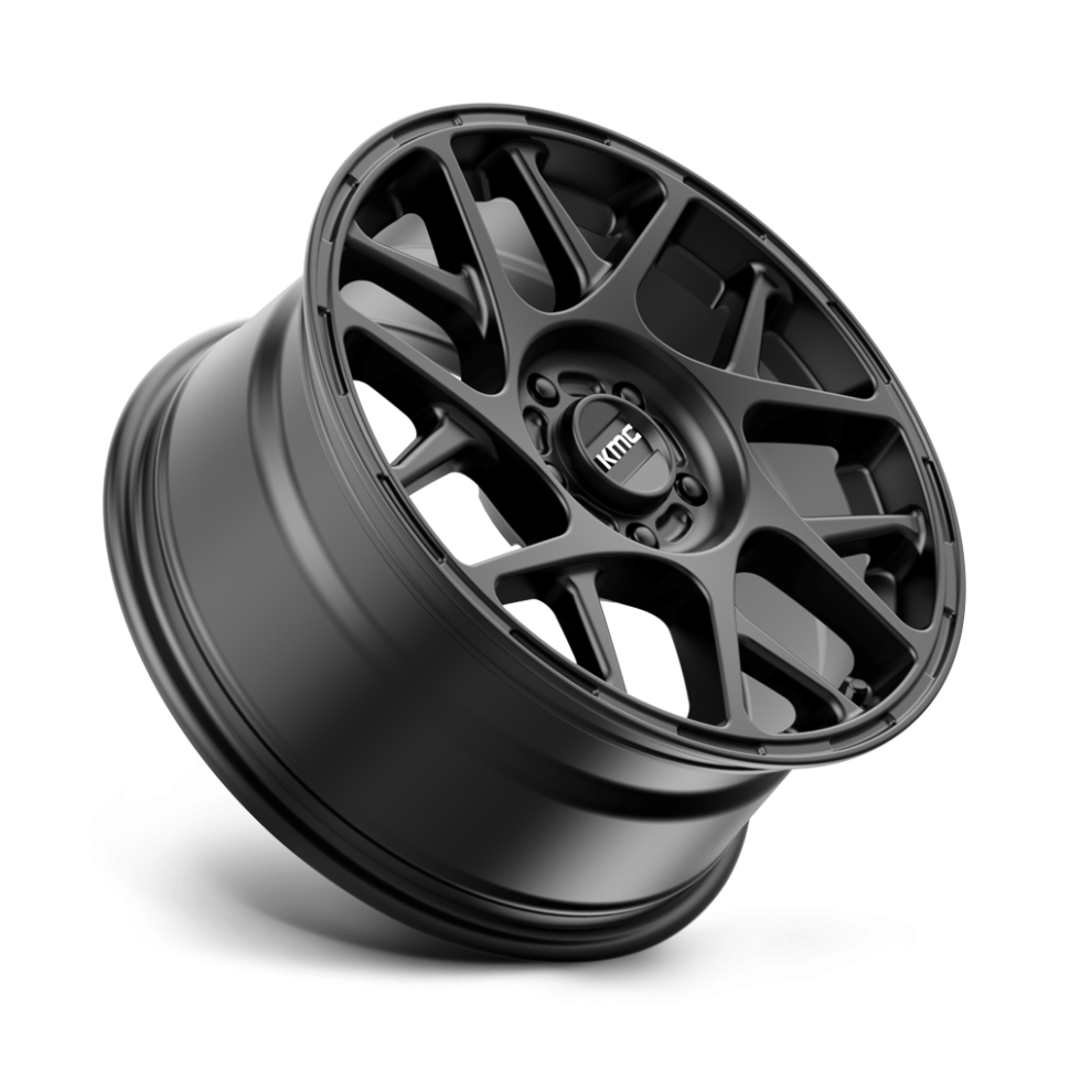 KMC Wheels KM70878057738 Bully Wheel Satin Black 17x8 +38