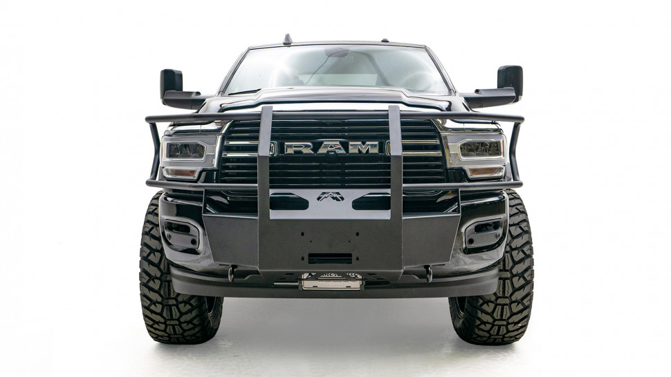 Fab Fours DR10-N2460-1 Winch Mount Ram 2500/3500 10-18