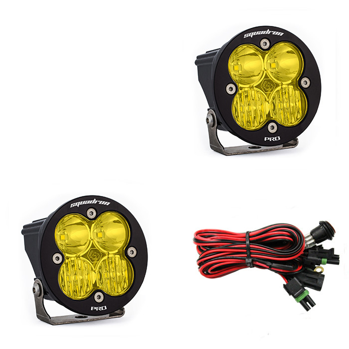 Додаткові LED фари 3.5"x3.5" Водійське/Комбо світло (пара) Squadron-R Pro LED Light Baja Designs 597813