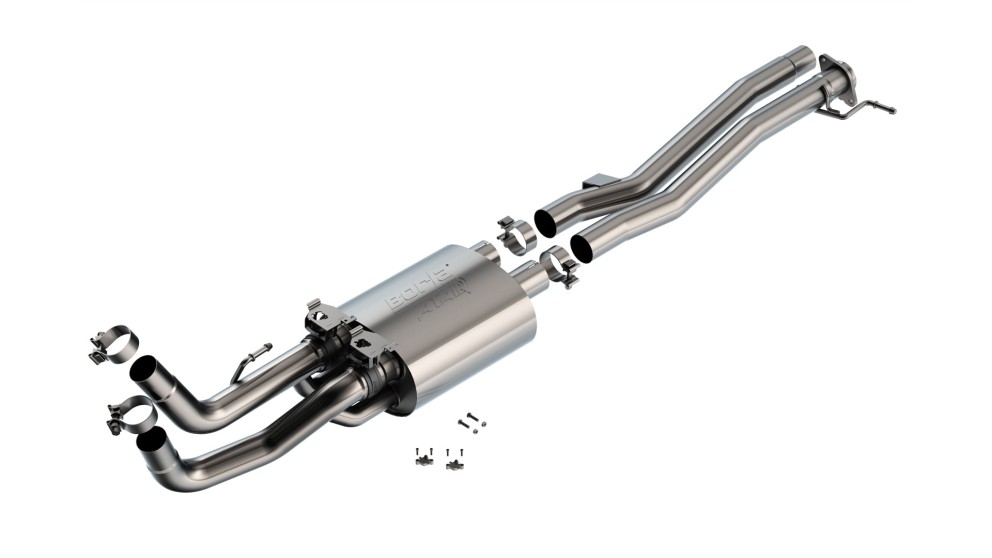 Borla 60742 Atak Mid-Section Exhaust System Ford Ranger Raptor 24-25