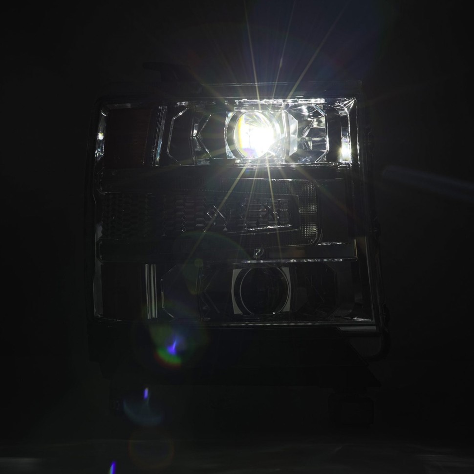 Комплект передних Led фар Chevrolet Silverado 1500 16-18 LUXX-Series AlphaRex 880235