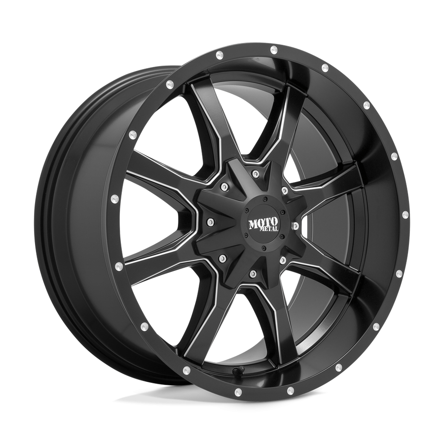 Колісний диск Moto Metal MO970 Semi Gloss Black Milled 20x9 ET+12 MO97029067912US