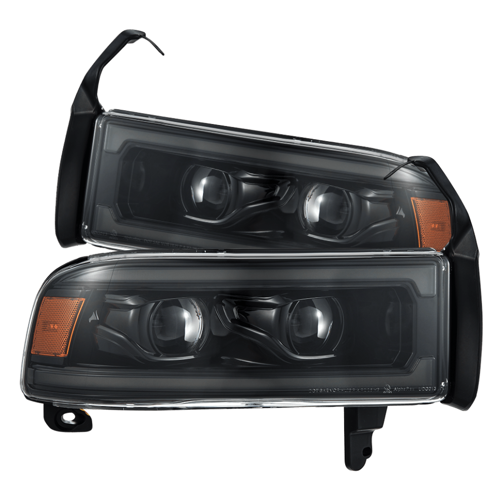 Комплект передніх Led фар Dodge Ram 1500/2500/3500 94-02 LUXX-Series AlphaRex 880355
