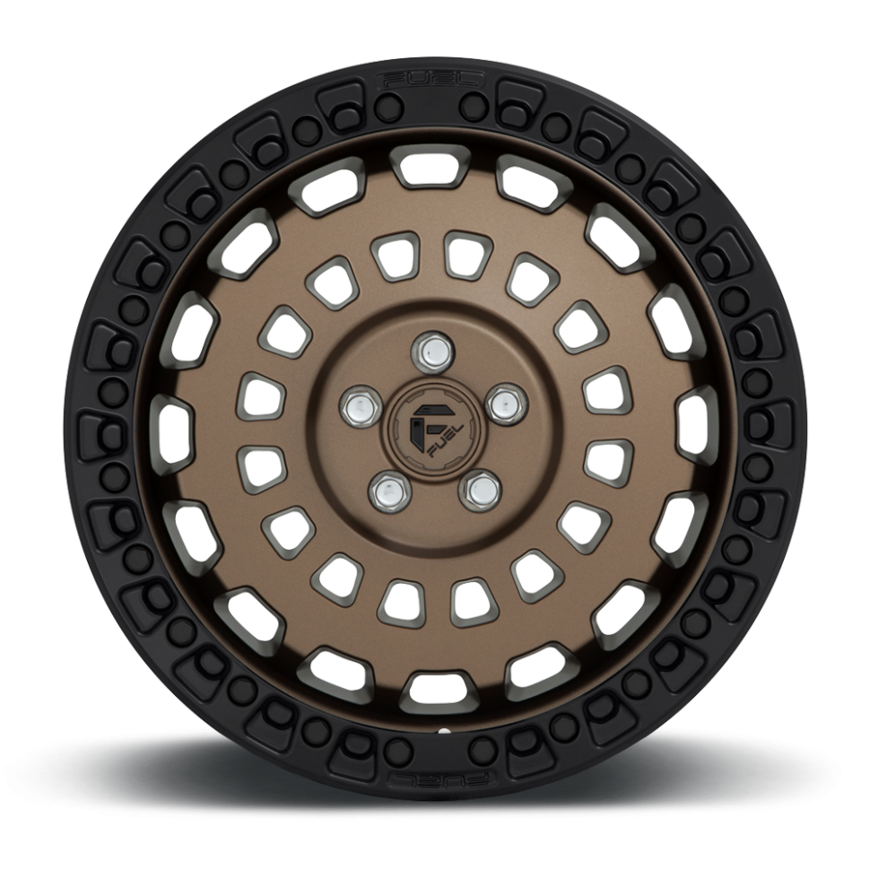 Fuel Off Road D6341785A3+34 Zephyr Wheel Matte Bronze Black Bead Ring 17x8.5 +34