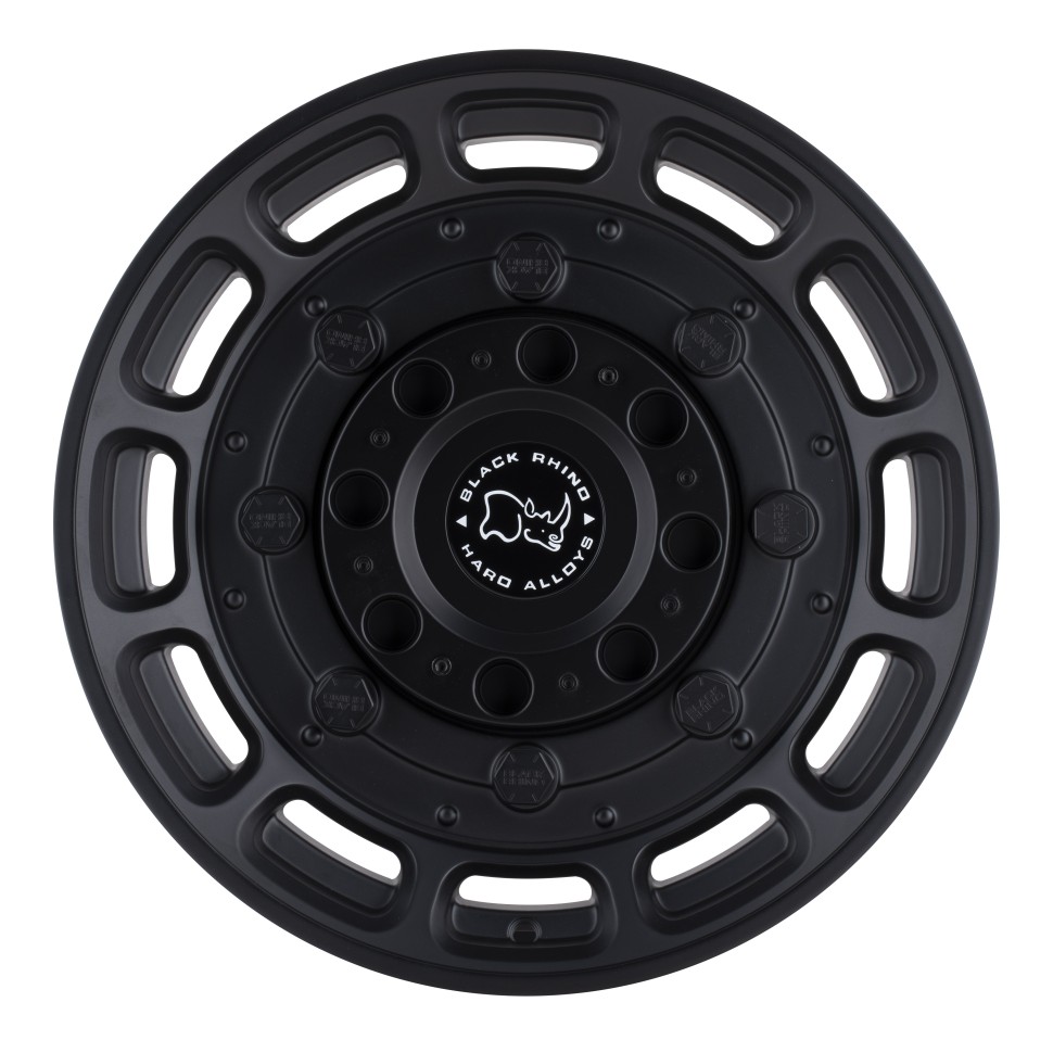 Black Rhino 1785WHG006140M12 Warthog Wheel Matte Black 17x8.5