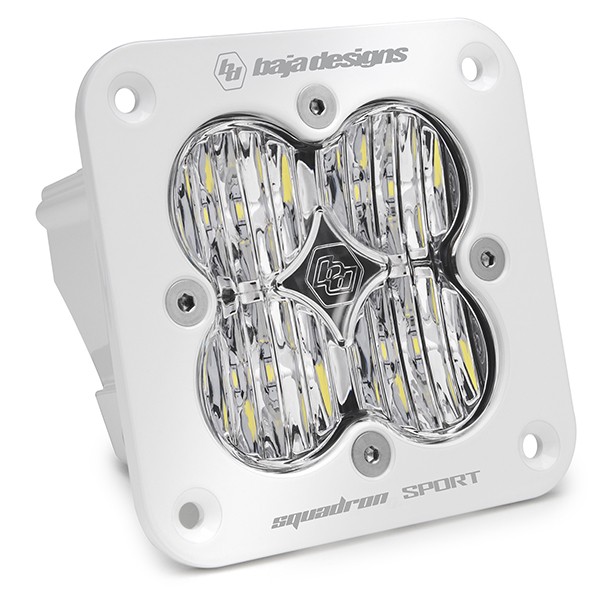 Дополнительная LED фара скрытого монтажа 3.07x3.07" Wide Cornering Squadron Sport Baja Designs 551005WT