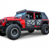 DV8 Offroad HDJL-01F Front Half Doors with Aluminum Mesh Jeep Wrangler JL/Gladiator 18-22
