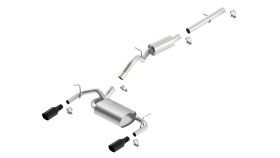 Вихлопна система Cat-Back Jeep Wrangler JK 12-18 Touring Borla 140460BC