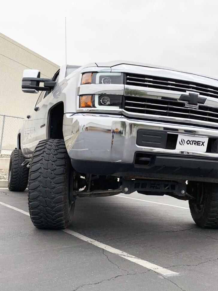 Комплект передних Led фар Chevrolet Silverado 2500/3500 15-19 LUXX-Series AlphaRex 880098