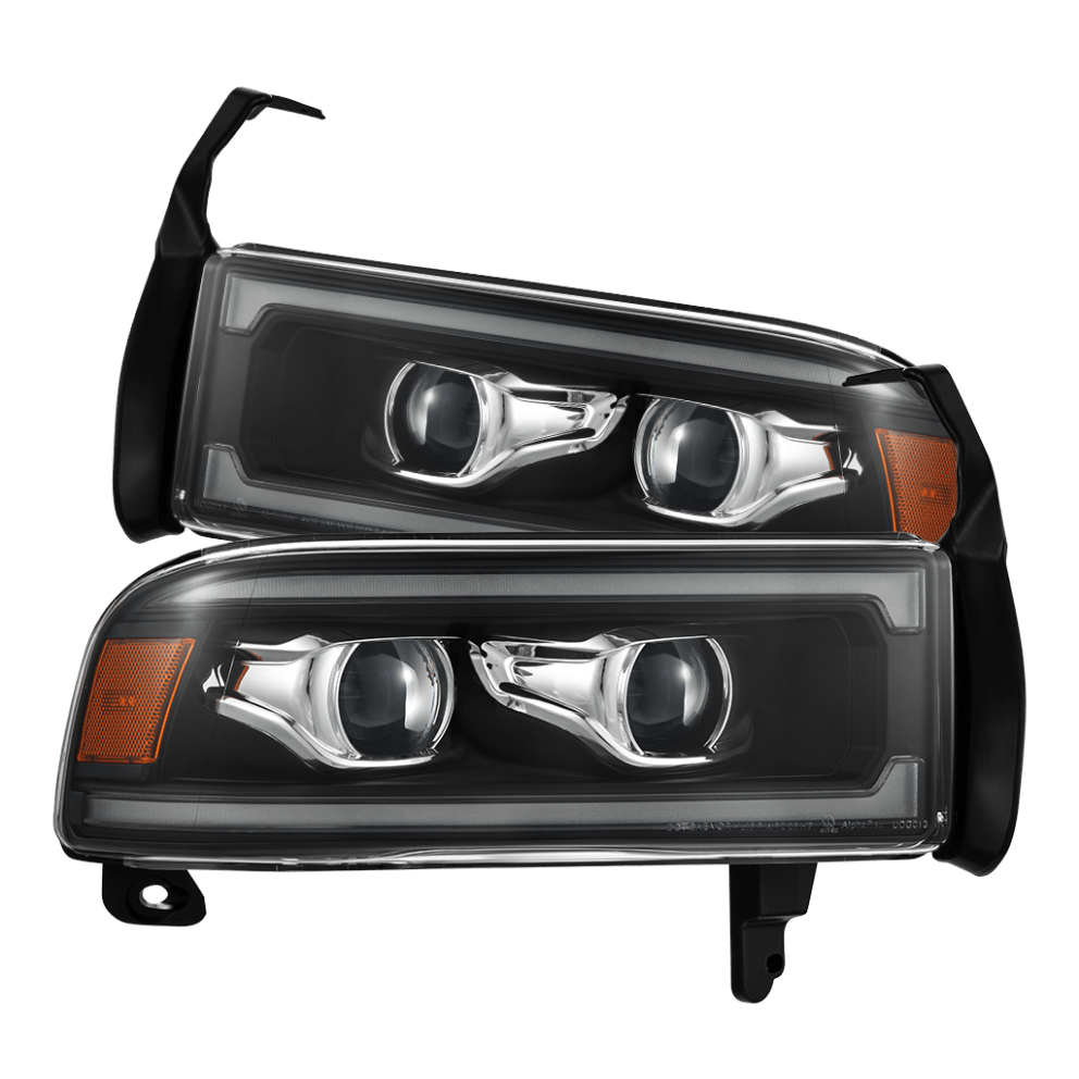 Комплект передніх Led фар Dodge Ram 1500/2500/3500 94-02 LUXX-Series AlphaRex 880353