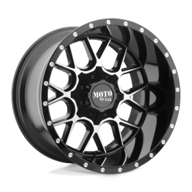 Колісний диск Moto Metal Siege Gloss Black Machined 20x10 ET-18 MO98621035318N