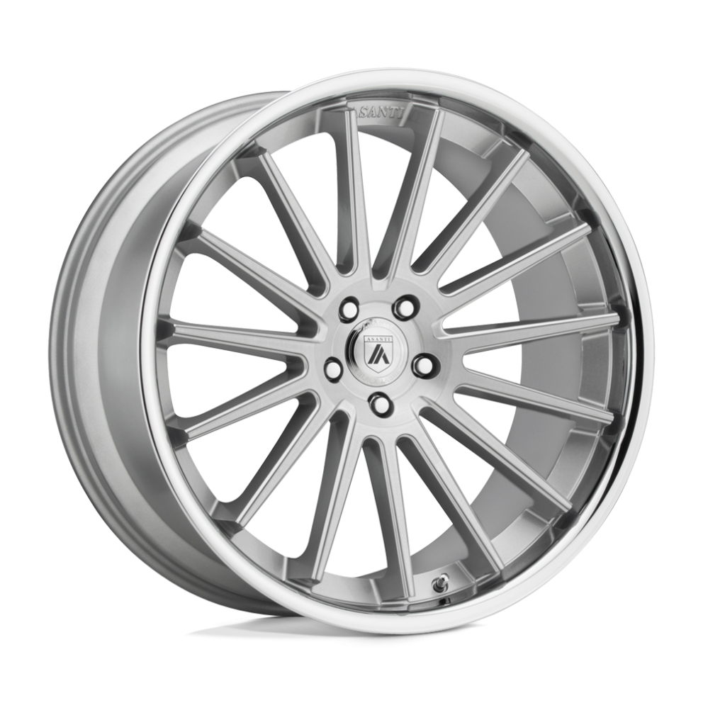 Колесный диск Asanti Wheels Beta Brushed Silver W/Chrome Lip 20x10.5 ET+38 ABL24-20055238SL