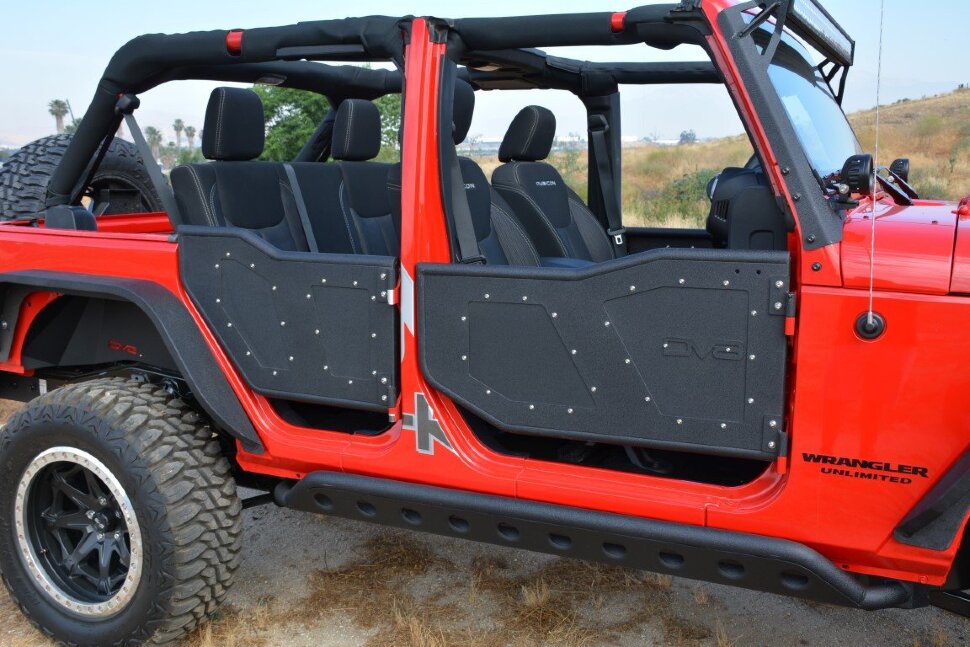 Передні Rock двері Jeep Wrangler JK 07-18 DV8 Offroad RDSTTB-01F