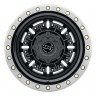 Black Rhino 1795ABR-88165B22 Abrams Wheel Gloss Gunblack W/Machined Dark Tint Lip 17x9.5 -18