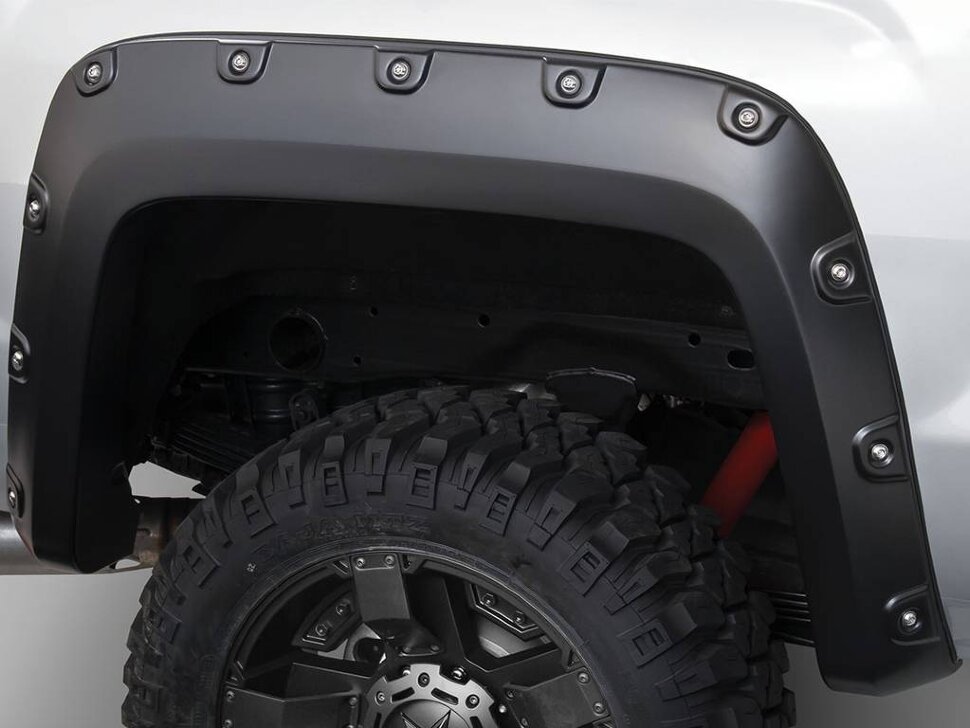 Расширители колесных арок GMC Sierra 1500/2500/3500 14-19 задн 2шт. Pocket Style Boss Bushwacker 40118-02