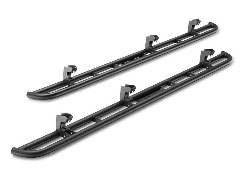 N-FAB T074RKRCCR RKR Rails Step System With Kick Out Toyota Tundra 07-21 CrewMax Cab