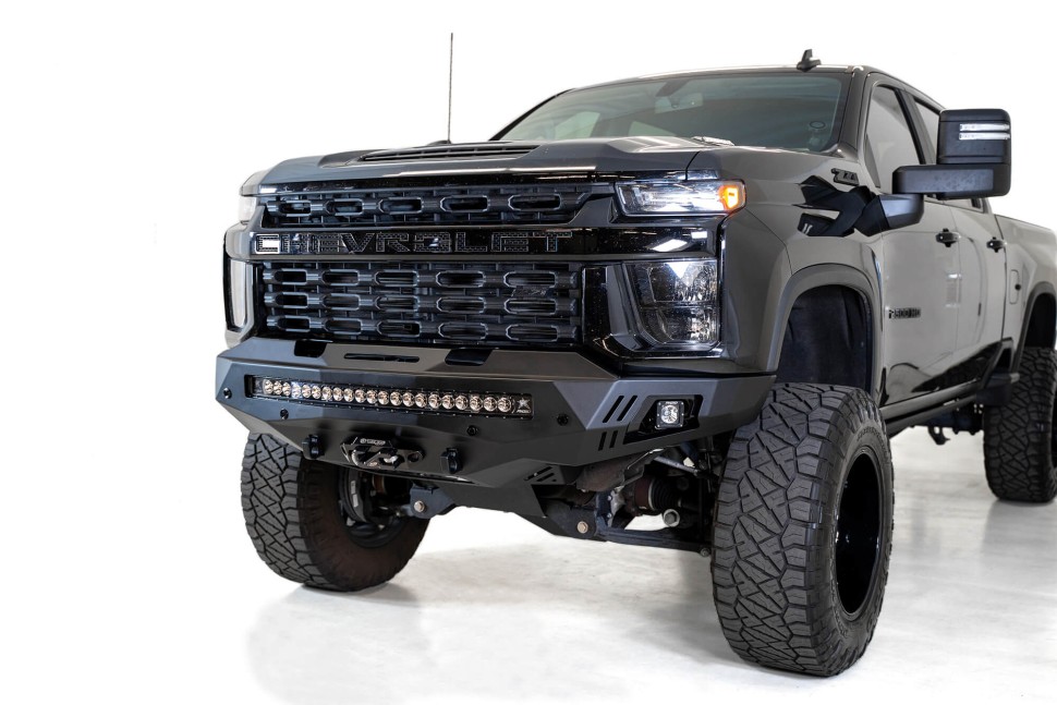 Передний бампер под лебёдку Chevrolet Silverado 2500/3500 20-23 Addictive Desert Designs F271202890103