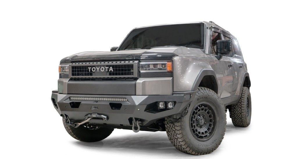 Передний бампер под лебёдку Toyota Land Cruiser 250 24-26 Matrix Fab Fours TL24-X6751-1