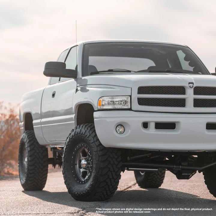 Комплект передних Led фар Dodge Ram 1500/2500/3500 94-02 NOVA-Series AlphaRex 880351