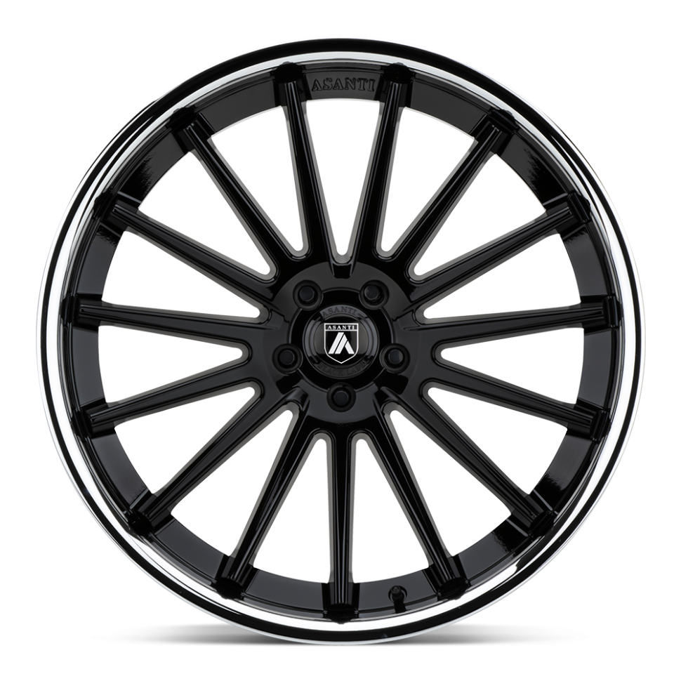 Колесный диск Asanti Wheels Beta Gloss Black W/Chrome Lip 20x10.5 ET+38 ABL24-20055638BK