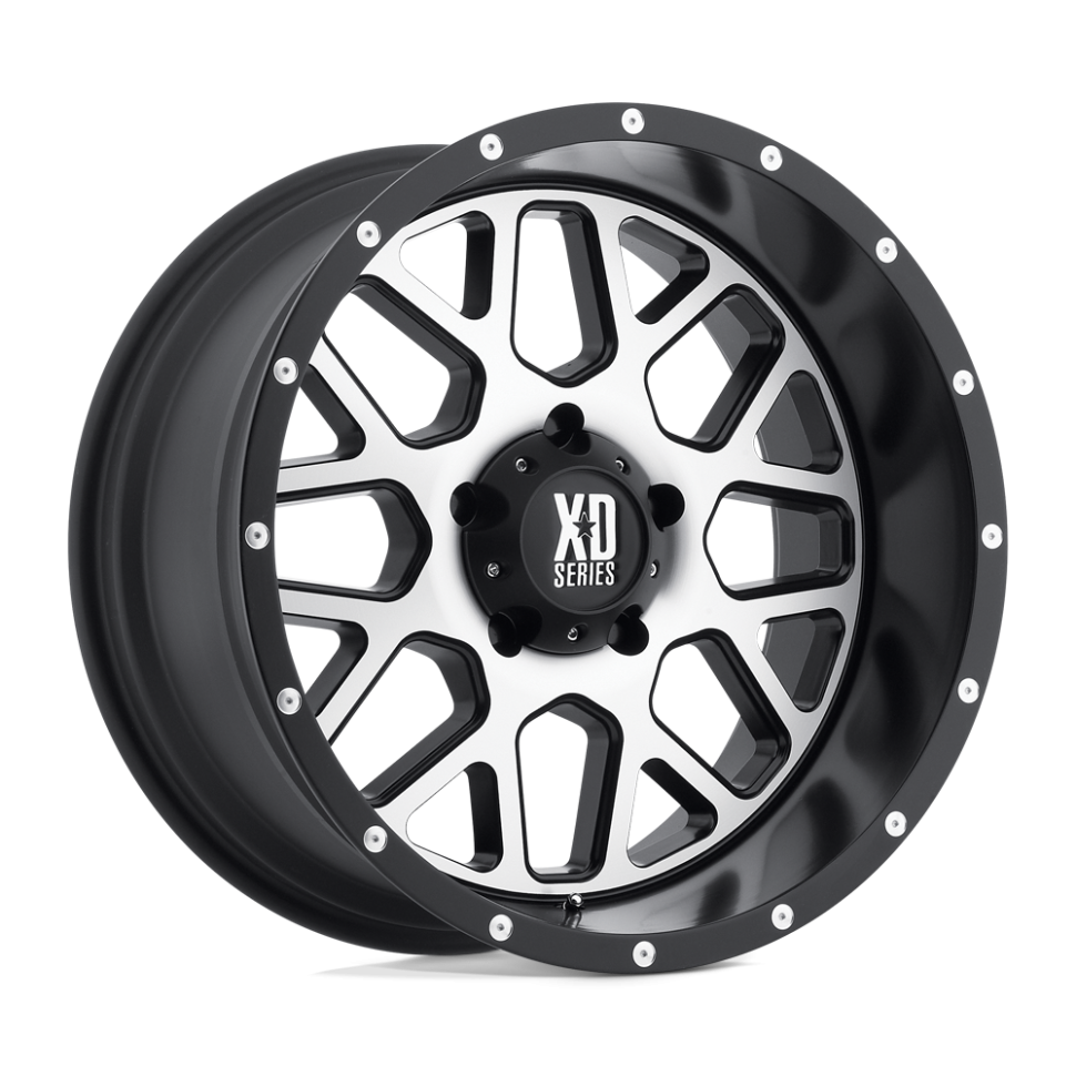 Колісний диск XD Wheels Grenade Satin Black W/Machined Face 20x10 ET-24 XD82021080524N