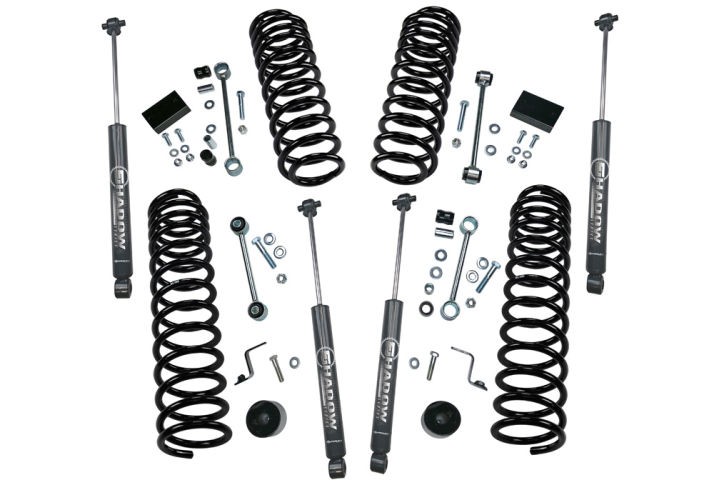 Лифт комплект подвески 2.5" Jeep Wrangler JL 18-22 4 Door (Shadow Shocks) Superlift K190