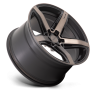 Niche Road Wheels M271200544+40 Teramo Wheel Matte Black W/Double Dark Tint Face 20x10.5 +40