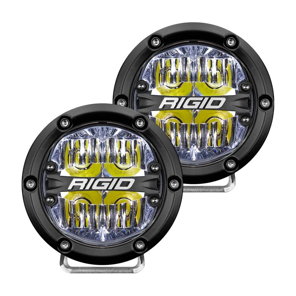 Rigid Industries 36117 360-Series Light (Pair) W/Backlit White 4" Drive