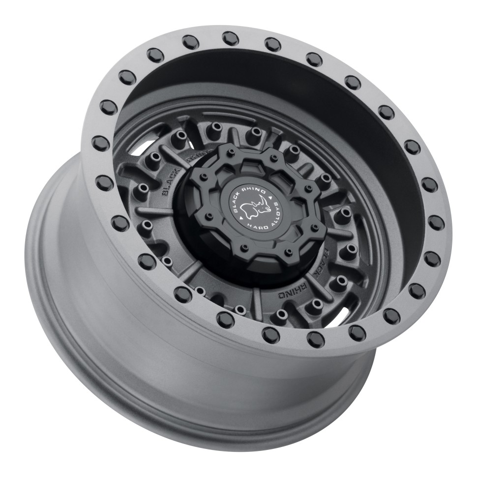 Black Rhino 1895ABR126114G76 Abrams Wheel Textured Matte Gunmetal 18x9.5 +12