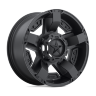 XD Wheels XD81178050710 RS2 Wheel Matte Black W/Accents 17x8 +10