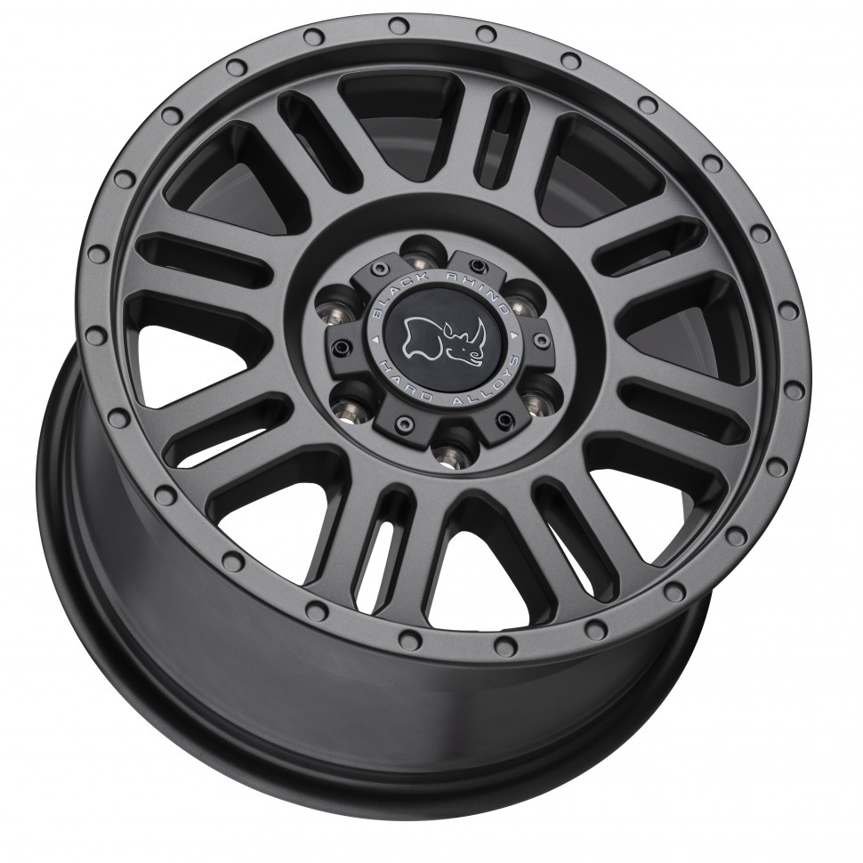 Колісний диск Black Rhino Yellowstone Matte Gunmetal 16x8 ET+45 1680YWN455130G78