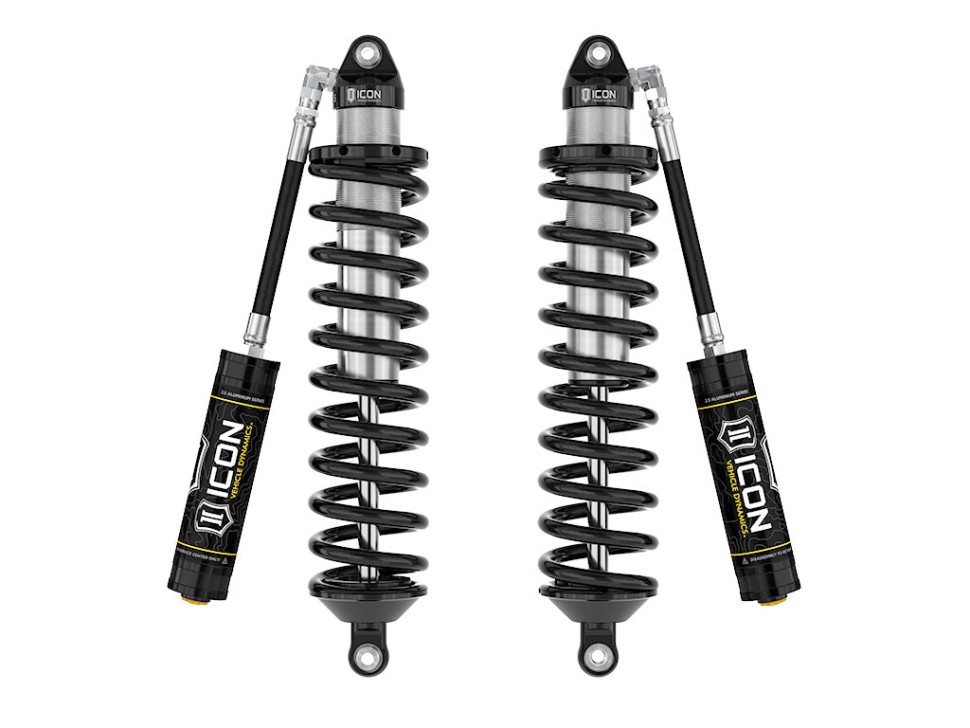 Icon Vehicle Dynamics 61750 2.5 VS Remote Reservoir Front Coilover Reservoir Shock Lift 4.5" Ford F-250/F-350 08-16 Pair