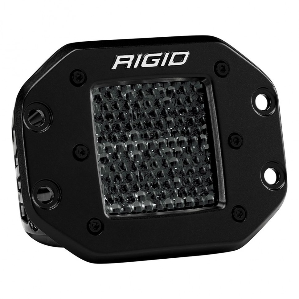 Rigid Industries 212513BLK D-Series Pro Spot Light Flush