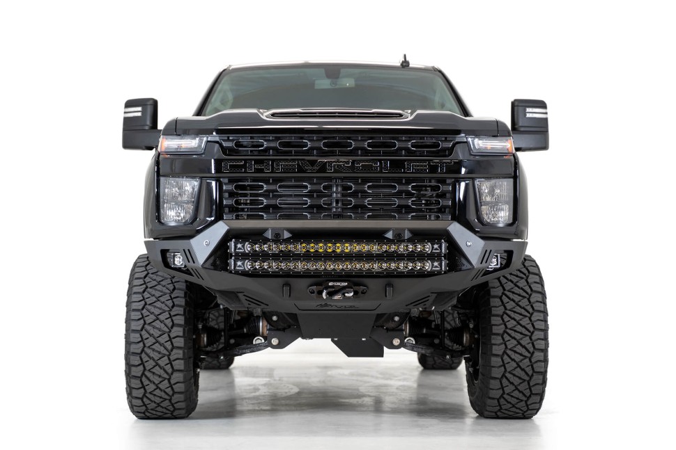 Передний бампер под лебёдку Chevrolet Silverado 2500/3500 20-23 Addictive Desert Designs F270043500103