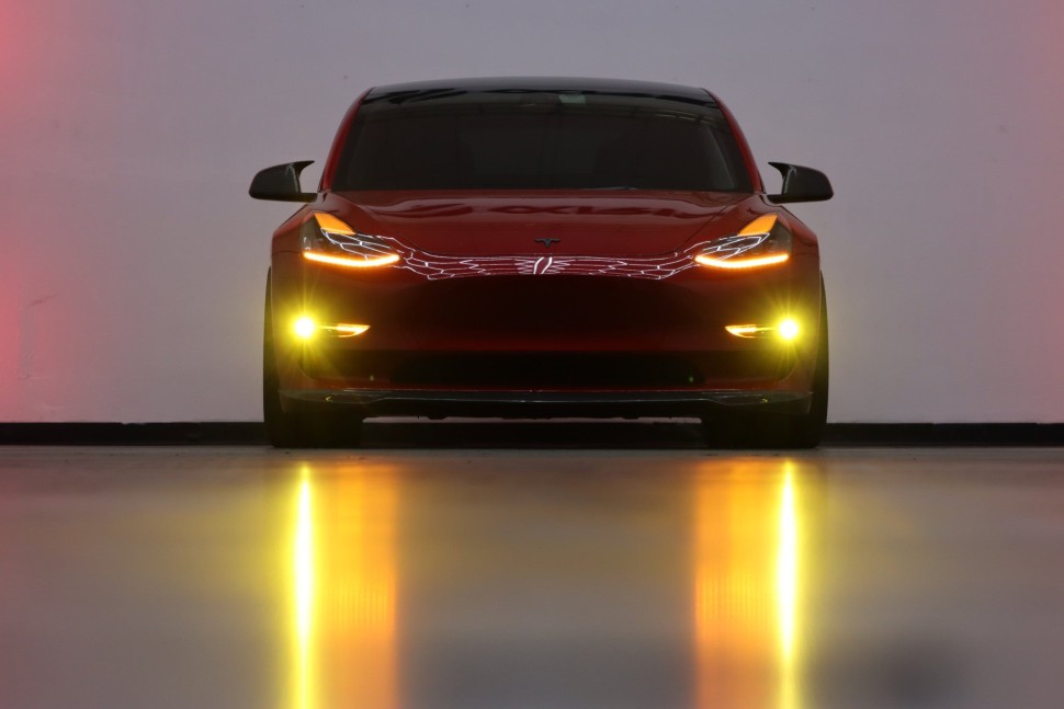 AlphaRex 210010 Led Projector Fog Lights Tesla Model 3/Model Y 17-24