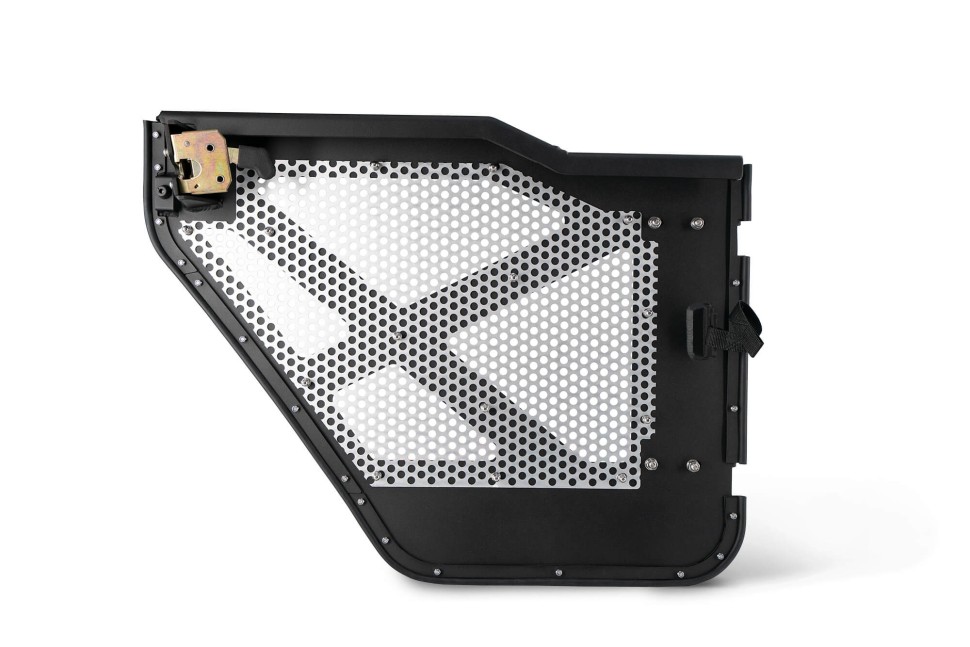 Задні напів-двері з алюмінієвою сіткою Jeep Wrangler JL/Gladiator JT 18-25 DV8 Offroad HDJL-01R