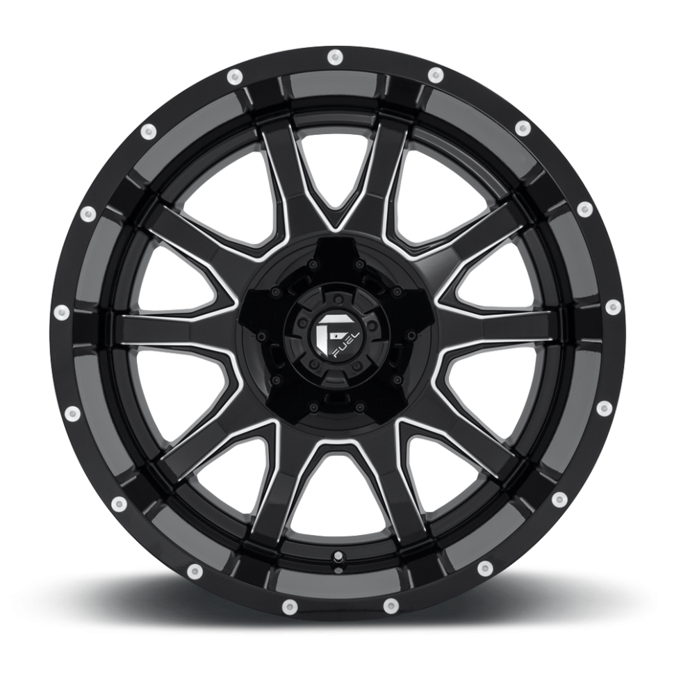 Колесный диск Fuel Off Road Vandal Gloss Black Milled 17x9 ET-12 D62717909845