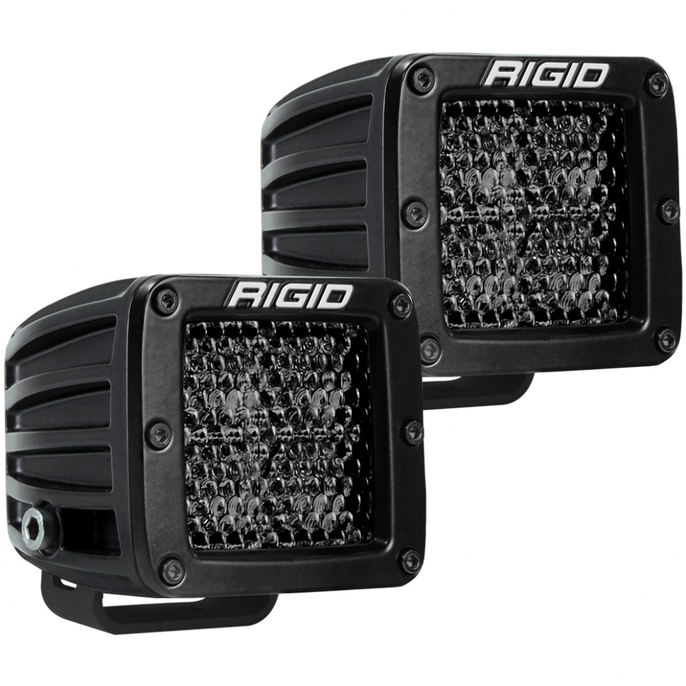 Додаткові Led фари Далеке світло (пара) D-Series Pro Rigid Industries 202513BLK