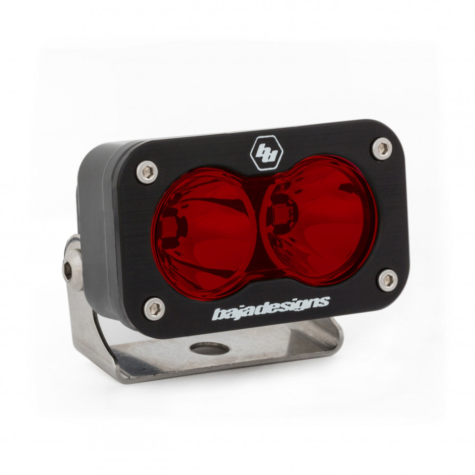 Baja Designs 540001RD S2 Sport 2.93"x1.68" Spot Led Off-Road Light