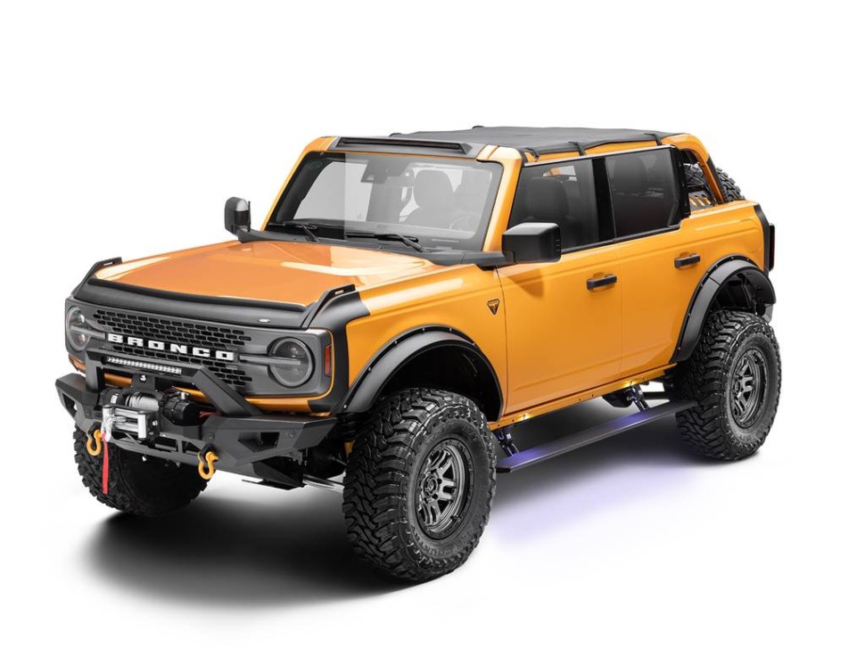 Электрические подножки Ford Bronco 21-25 PowerStep XTreme AMP Research 78140-01A