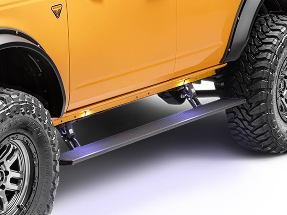 Электрические подножки Ford Bronco 21-25 PowerStep XTreme AMP Research 78140-01A